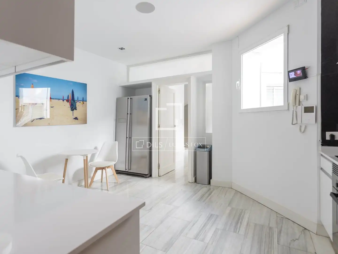Küche von Wohnung zur Miete in Madrid mit Klimaanlage, Heizung und Parkett