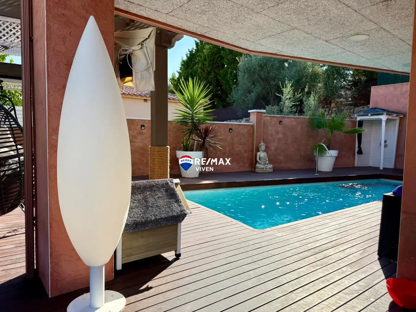 Piscina de Casa o xalet en venda en Cunit amb Aire condicionat, Calefacció i Jardí privat
