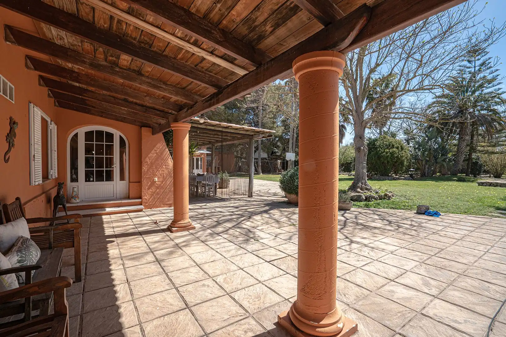 Terrace of Houses for sale in Maó - Mahón  with Air Conditioner, Private garden and Terrace