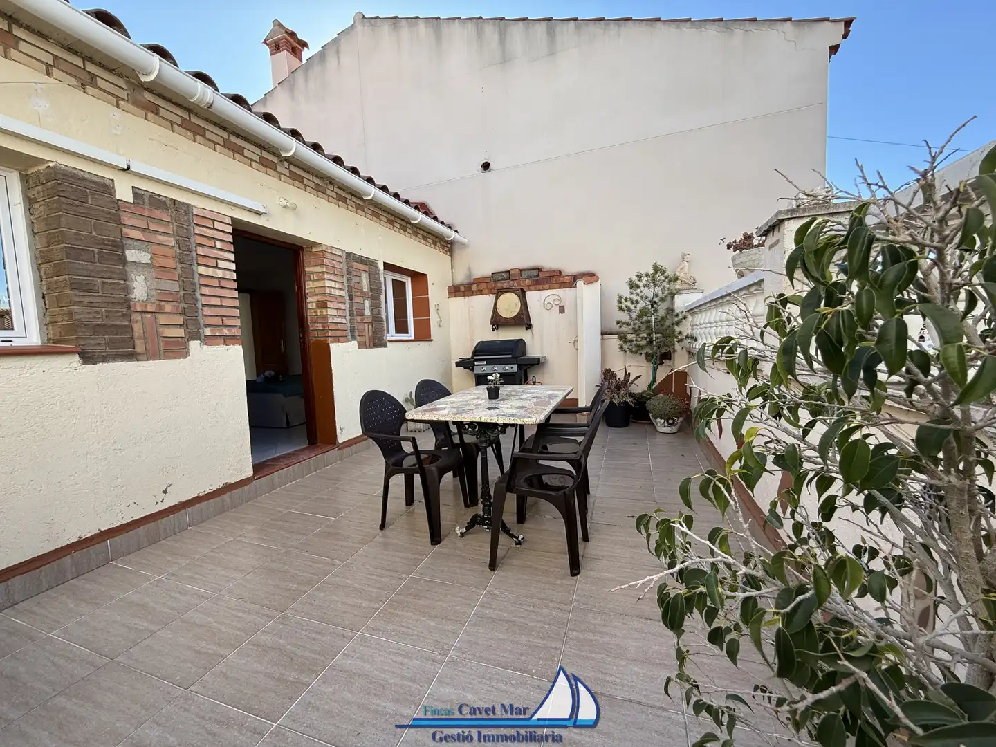 Terraza de Casa adosada en venta en Mont-roig del Camp con Aire acondicionado, Calefacción y Jardín privado