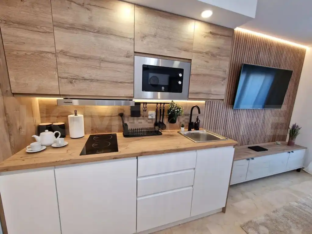 Küche von Maisonette zum Verkauf in Benalmádena mit Klimaanlage, Privatgarten und Terrasse
