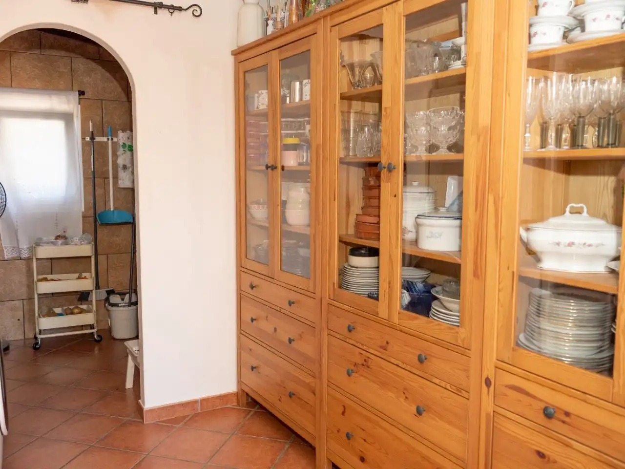 Cocina de Casa o chalet en venta en Sant Lluís con Aire acondicionado, Terraza y Piscina