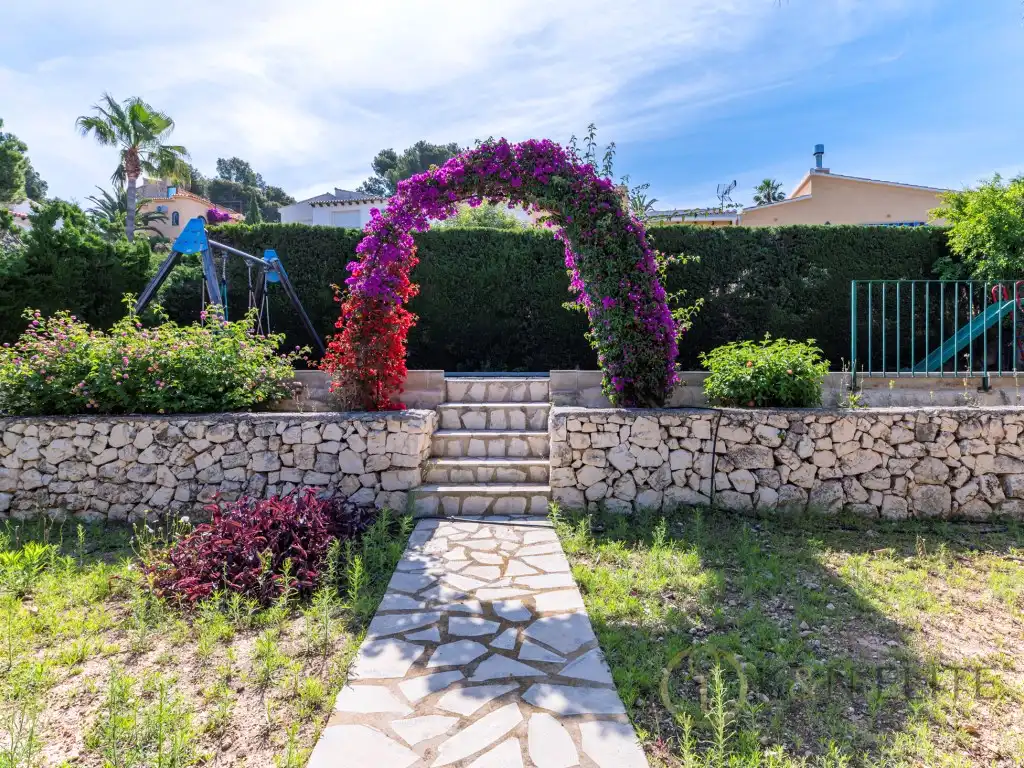 Jardí de Casa o xalet en venda en Benissa amb Calefacció, Jardí privat i Piscina