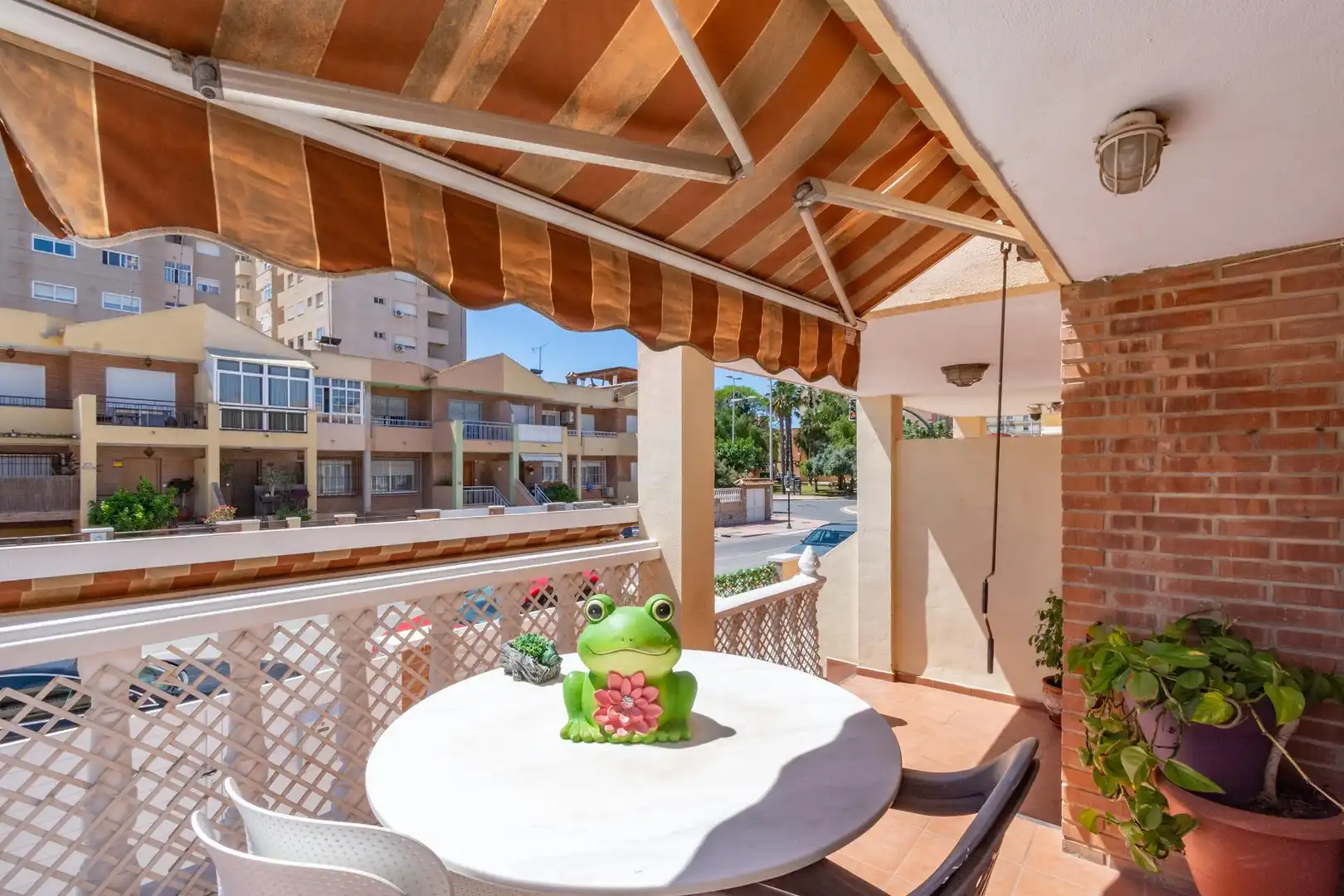 Terraza de Casa adosada en venta en Cartagena con Aire acondicionado, Calefacción y Jardín privado