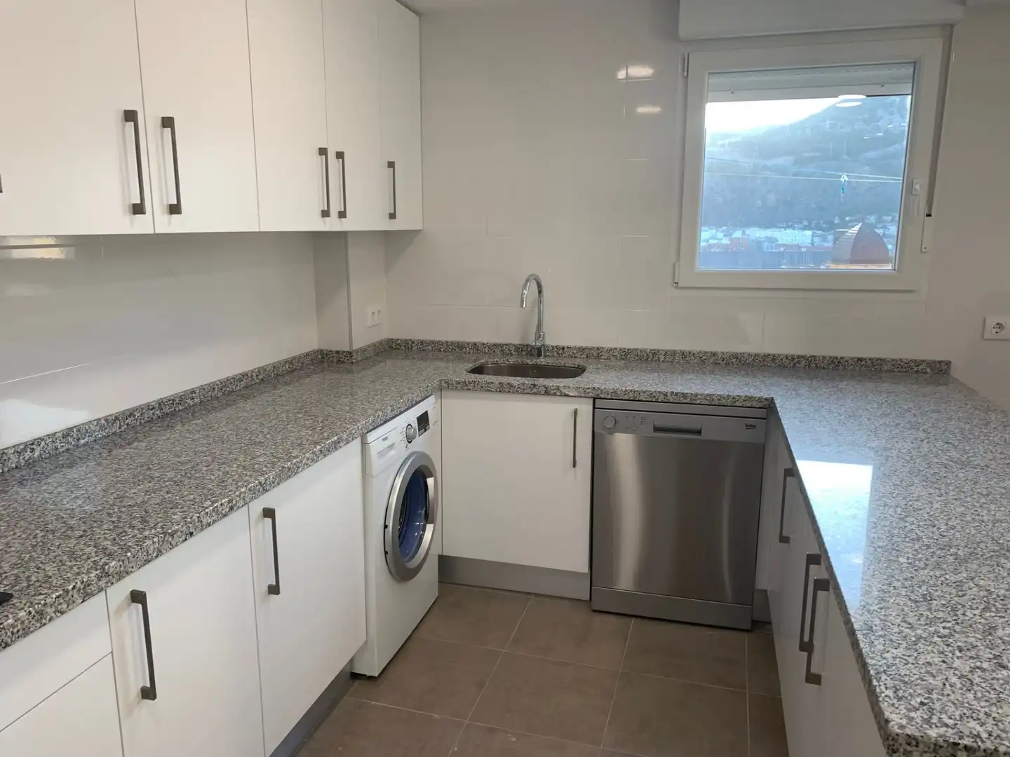 Kitchen of Flat for share in Alcoy / Alcoi  with Heating, Terrace and Furnished