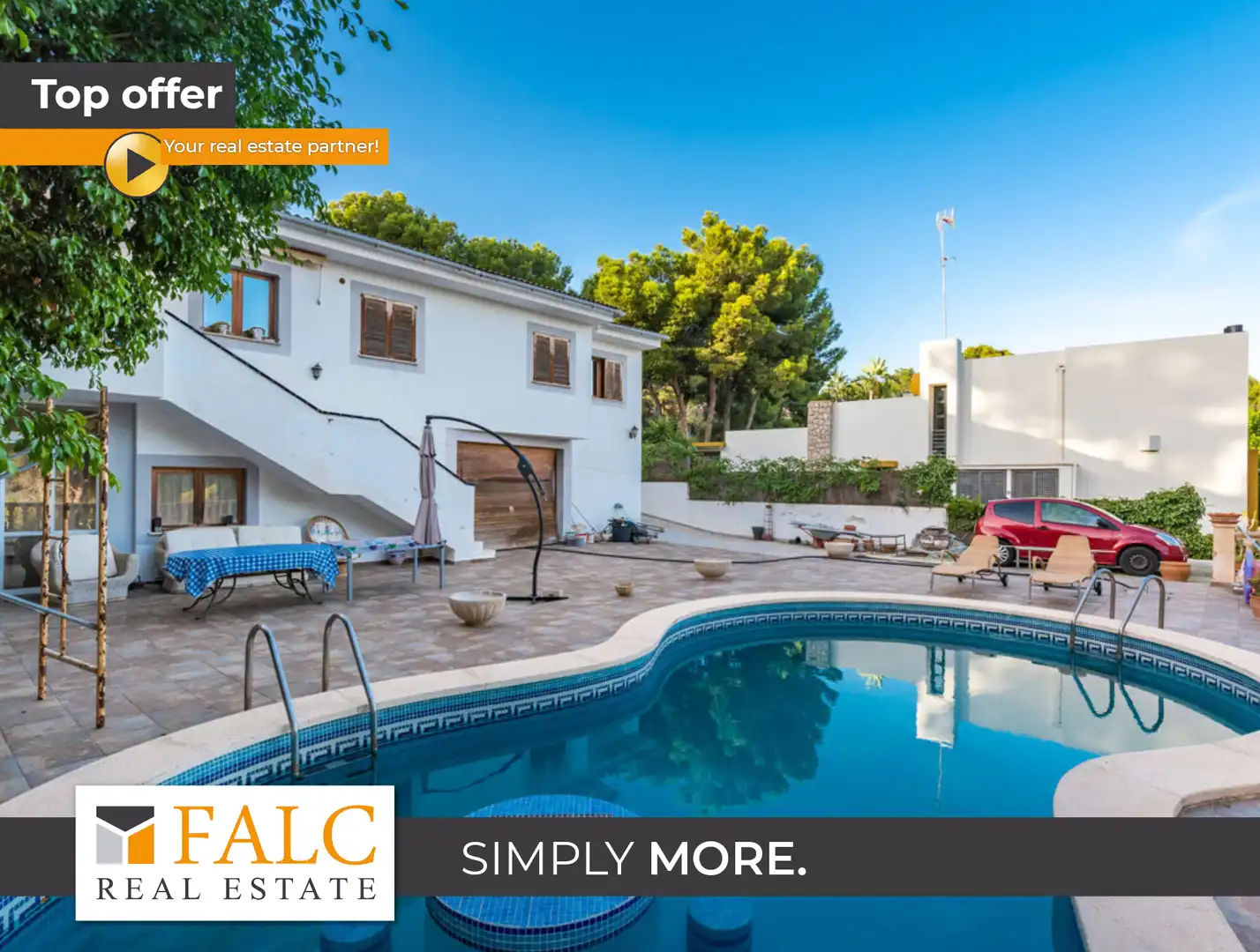 Casa rústica con piscina en venta en Santa Ponça