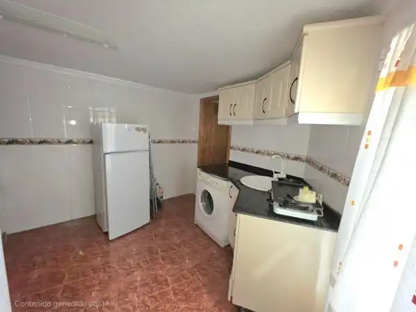 Kitchen of Flat for sale in Pulpí  with Air Conditioner, Furnished and Washing machine