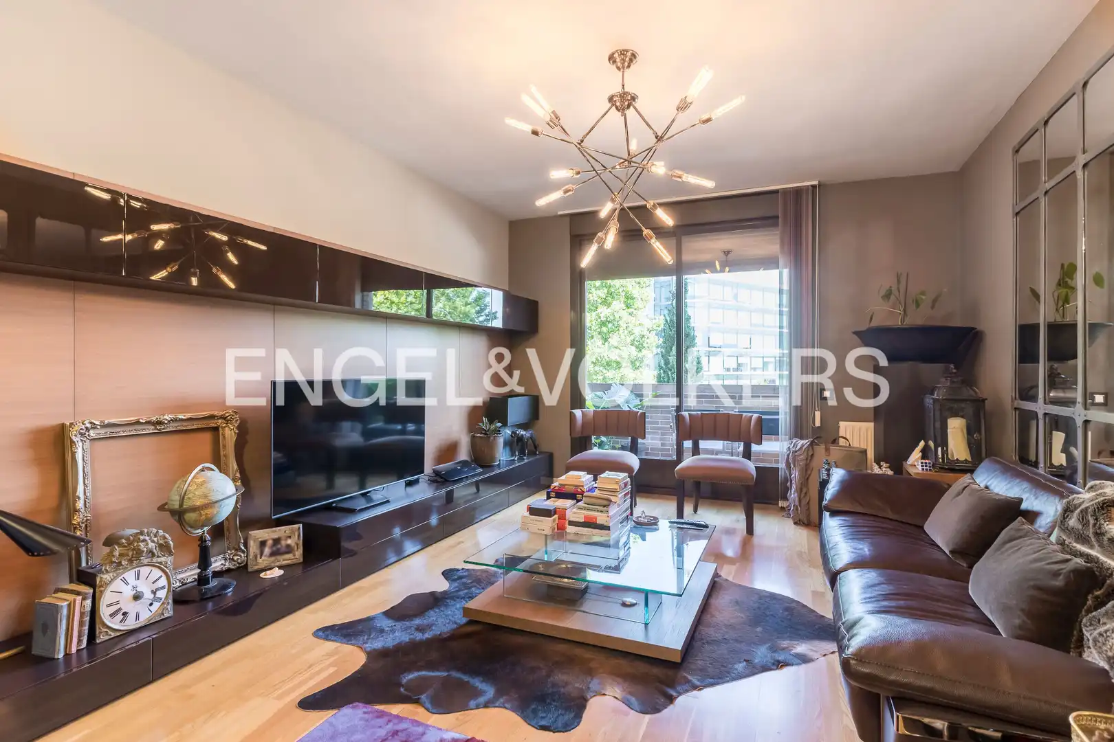 Sala de estar de Piso en venta en Madrid con Calefacción, Parquet y Terraza