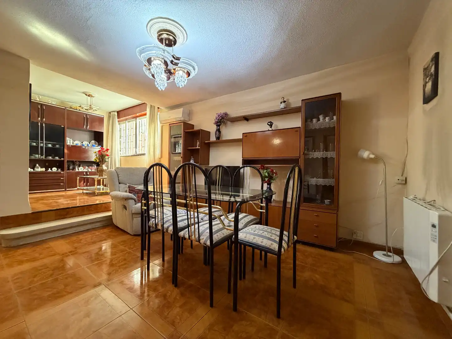 Dining room of Flat for sale in Madrid  with Air Conditioner, Heating and Furnished