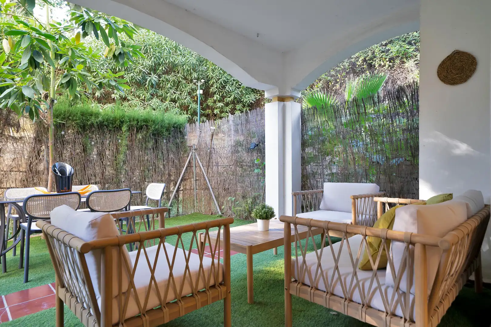 Terraza de Apartamento en venta en Marbella con Aire acondicionado, Calefacción y Jardín privado