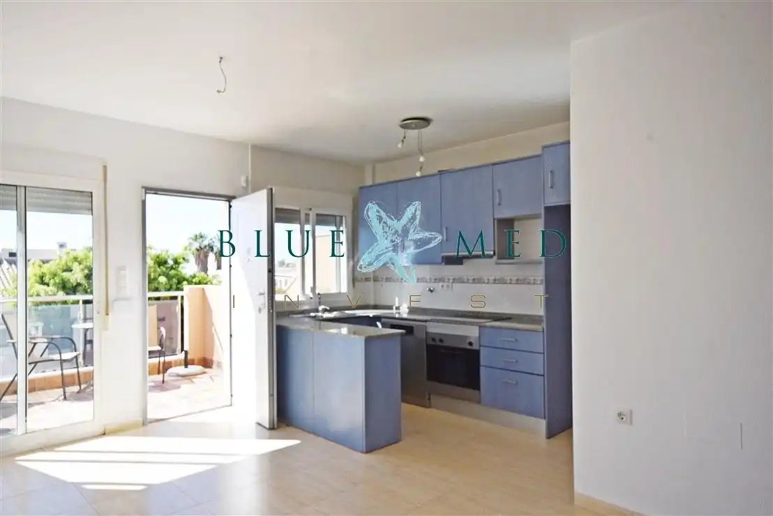 Cocina de Ático en venta en Mazarrón con Aire acondicionado, Calefacción y Terraza