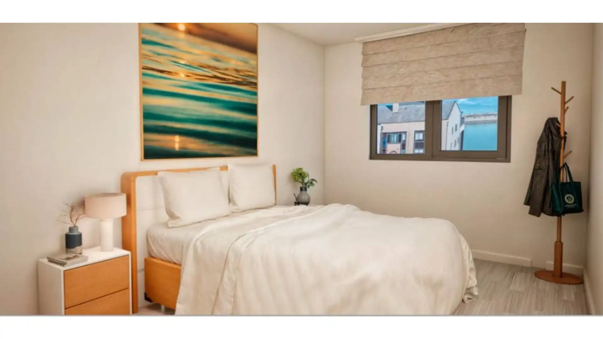 Bedroom of Flat for sale in Culleredo  with Air Conditioner, Private garden and Terrace