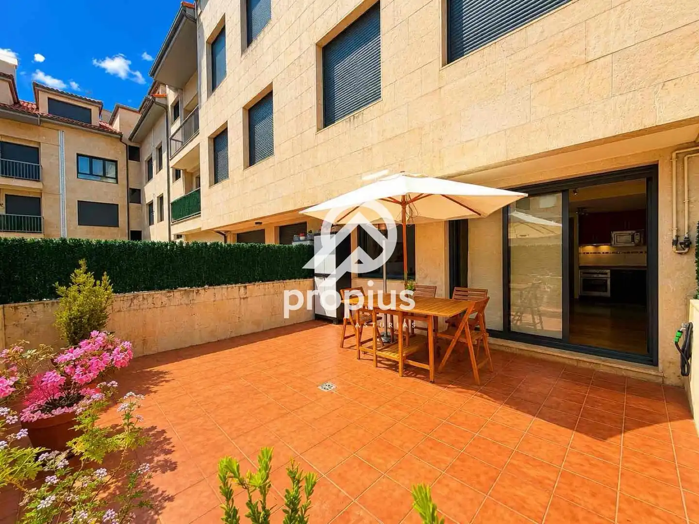 Terrace of Flat for sale in Llanes  with Heating, Terrace and Storage room