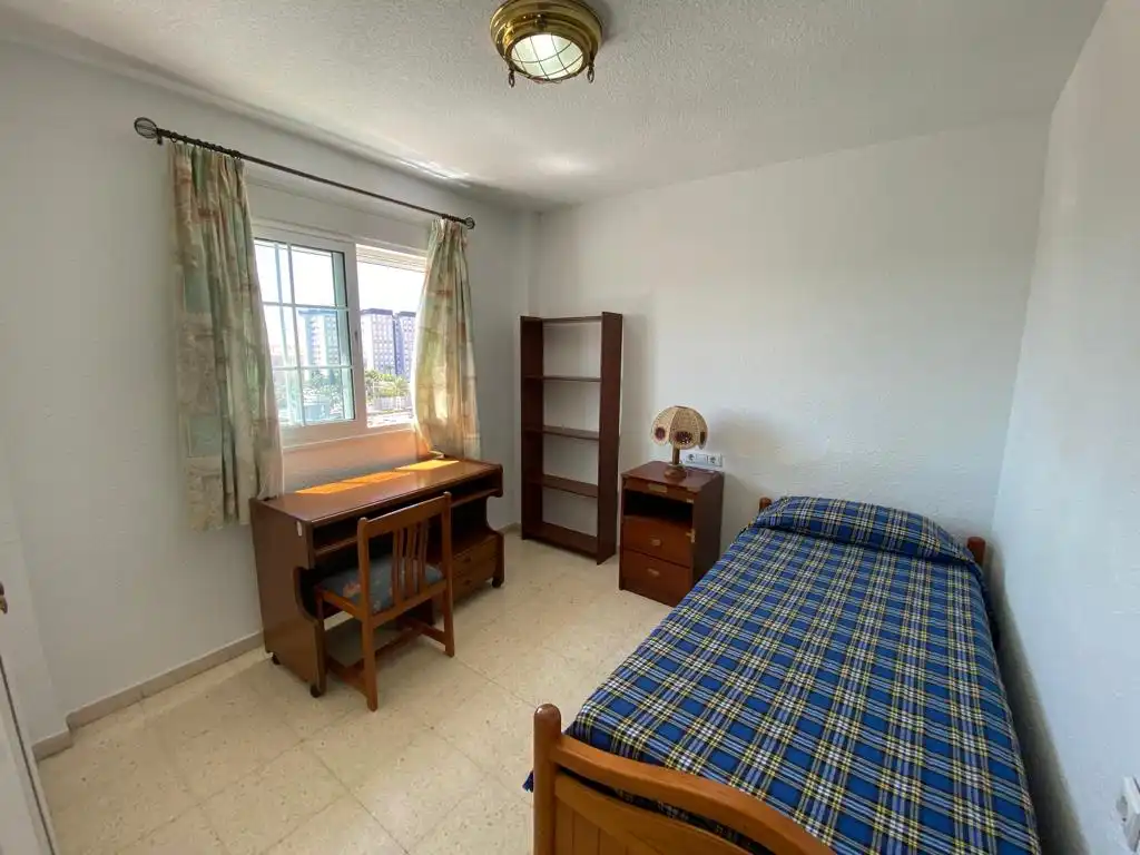 Schlafzimmer von Wohnung zur untervermieten in Málaga mit Terrasse, Möbliert und Alarm