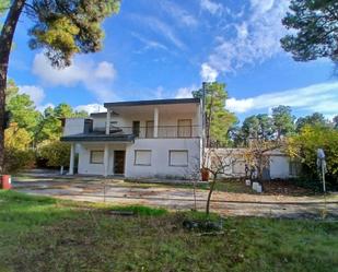 Exterior view of House or chalet for sale in Cuéllar  with Private garden and Storage room