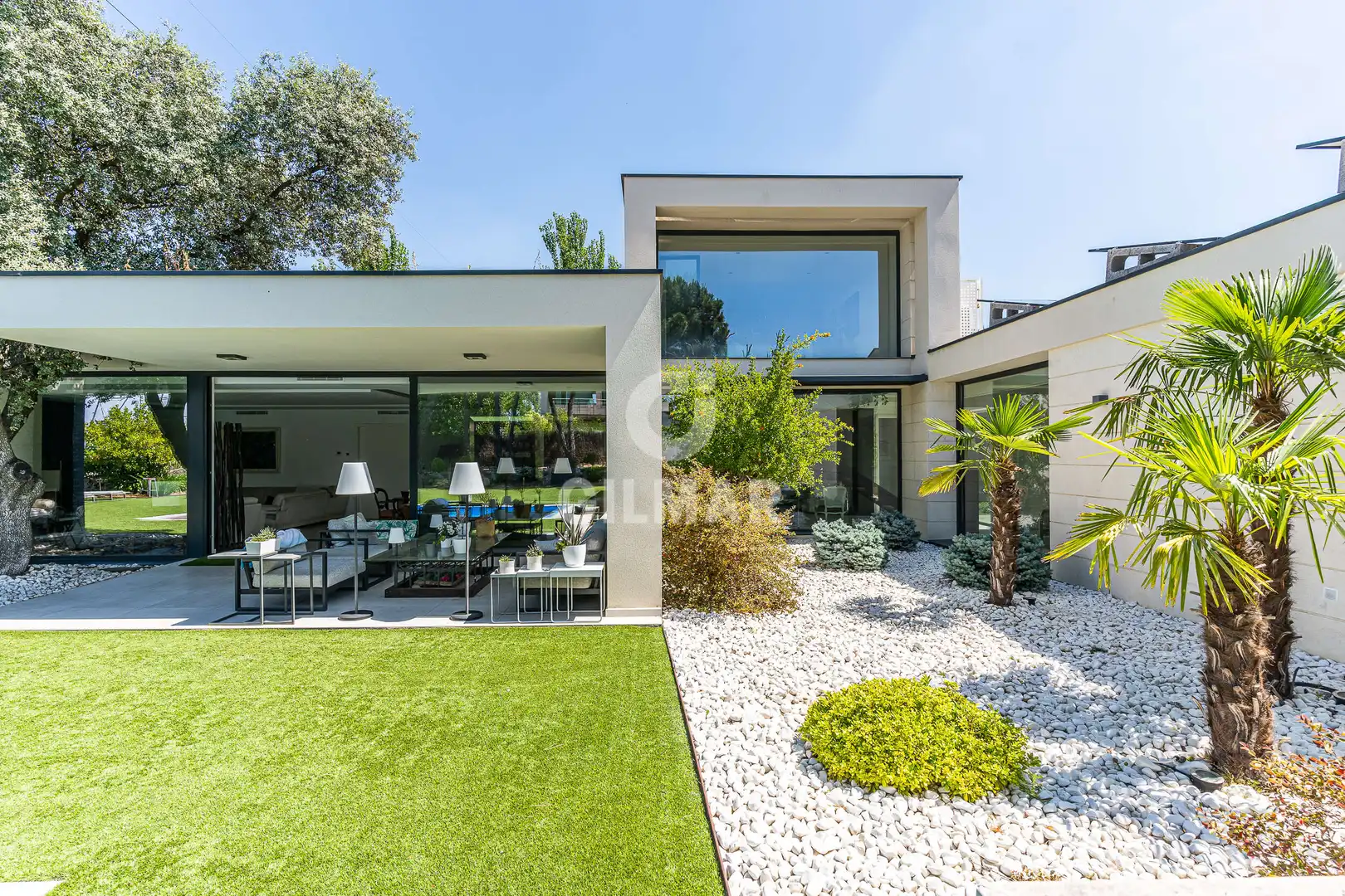 Jardí de Casa o xalet en venda en Madrid amb Calefacció, Jardí privat i Piscina