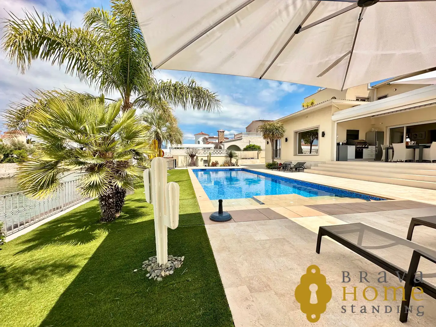 Terrace of Houses for sale in Empuriabrava  with Air Conditioner, Heating and Private garden