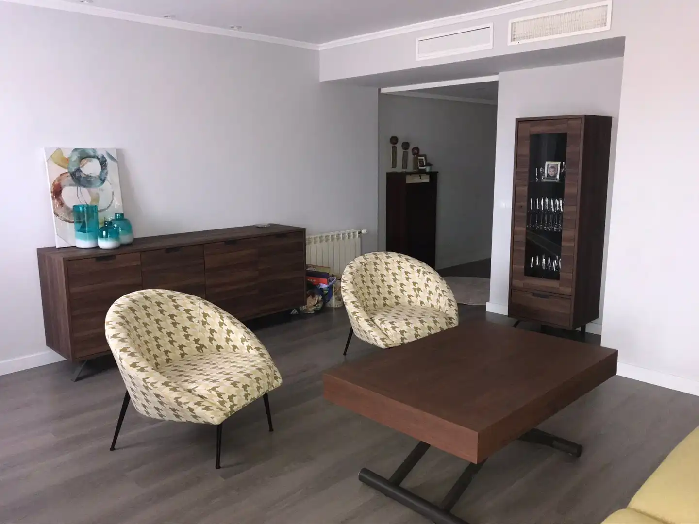 Sala d'estar de Apartament de lloguer en Murcia amb Aire condicionat, Calefacció i Terrassa