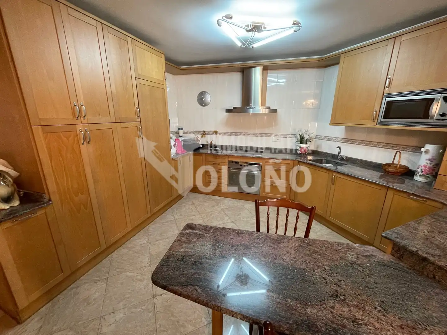 Cocina de Casa adosada en venta en San Asensio con Calefacción, Parquet y Trastero