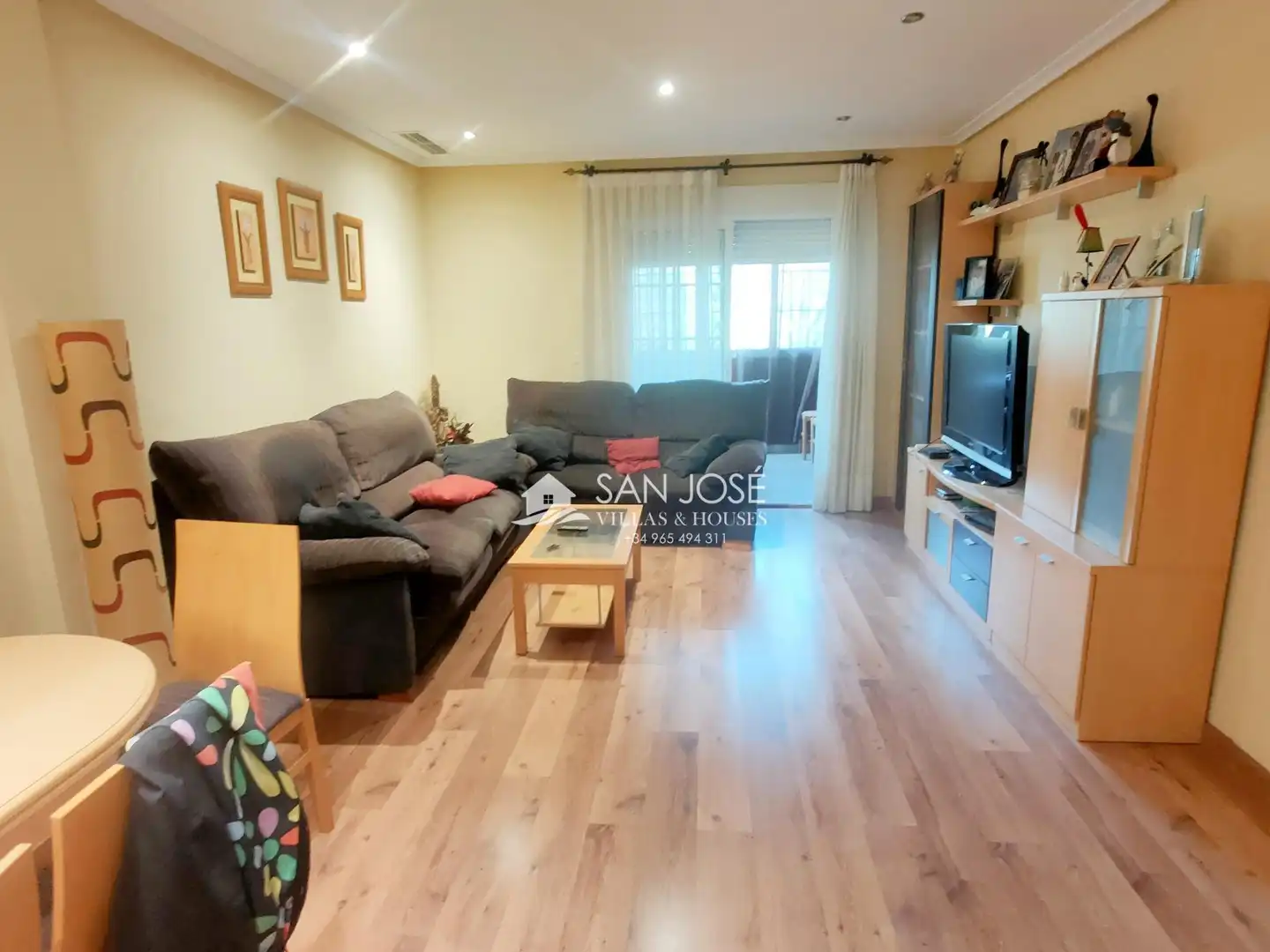 Living room of Flat for sale in Aspe  with Air Conditioner, Heating and Terrace