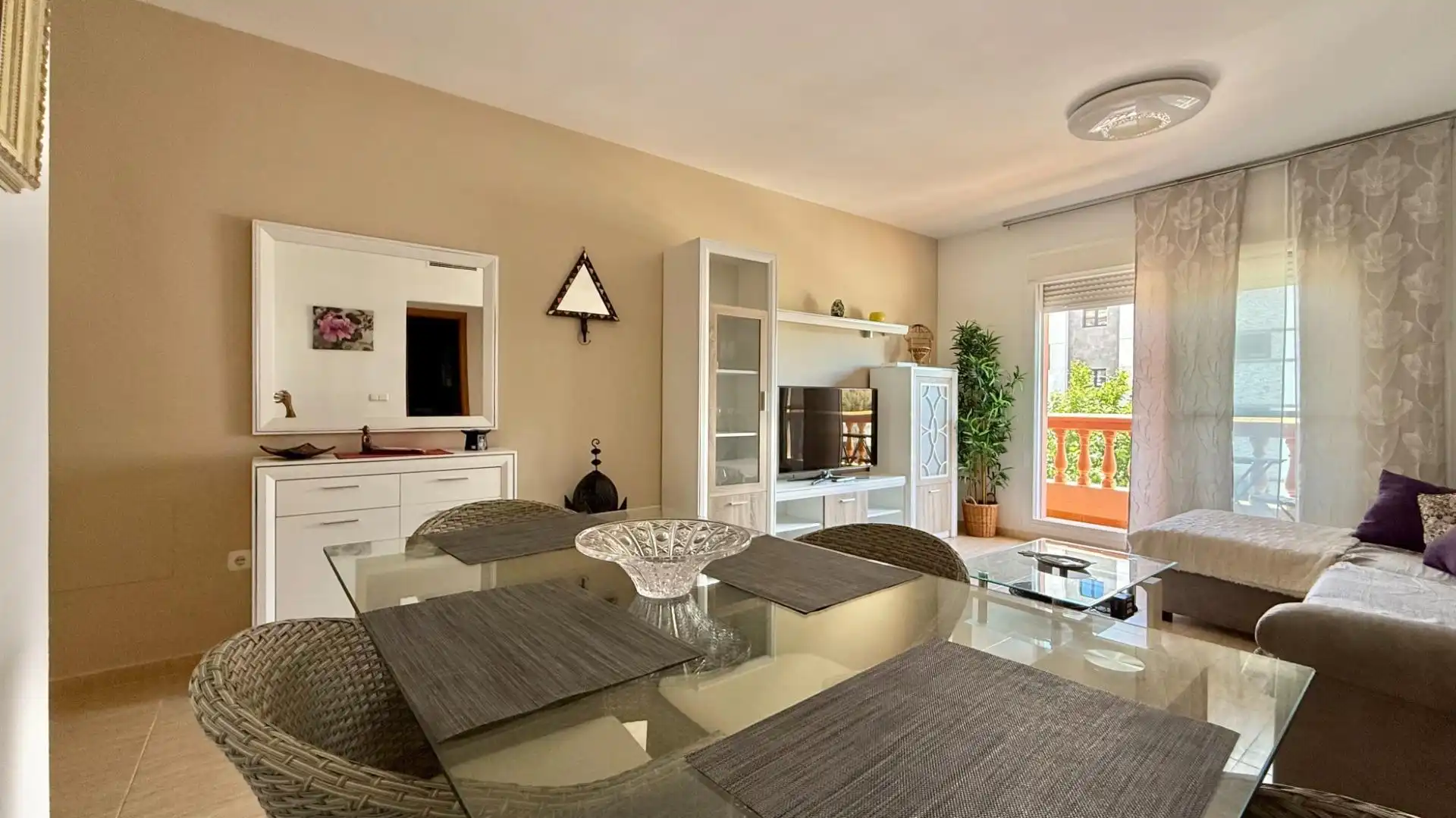 Esszimmer von Wohnung zum Verkauf in Mijas mit Klimaanlage, Terrasse und Möbliert