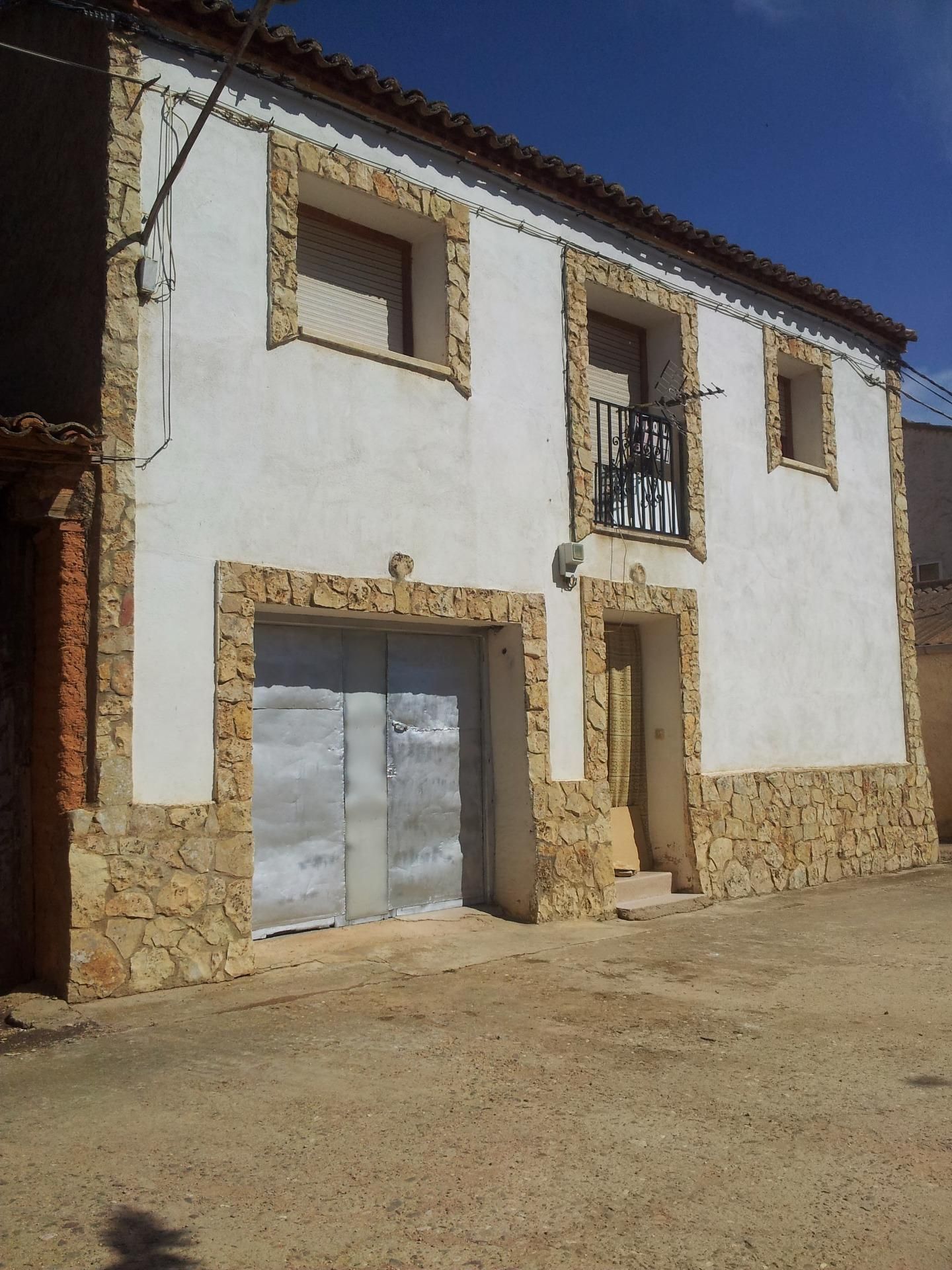 Exterior view of Country house for sale in Santa María de Huerta  with Heating