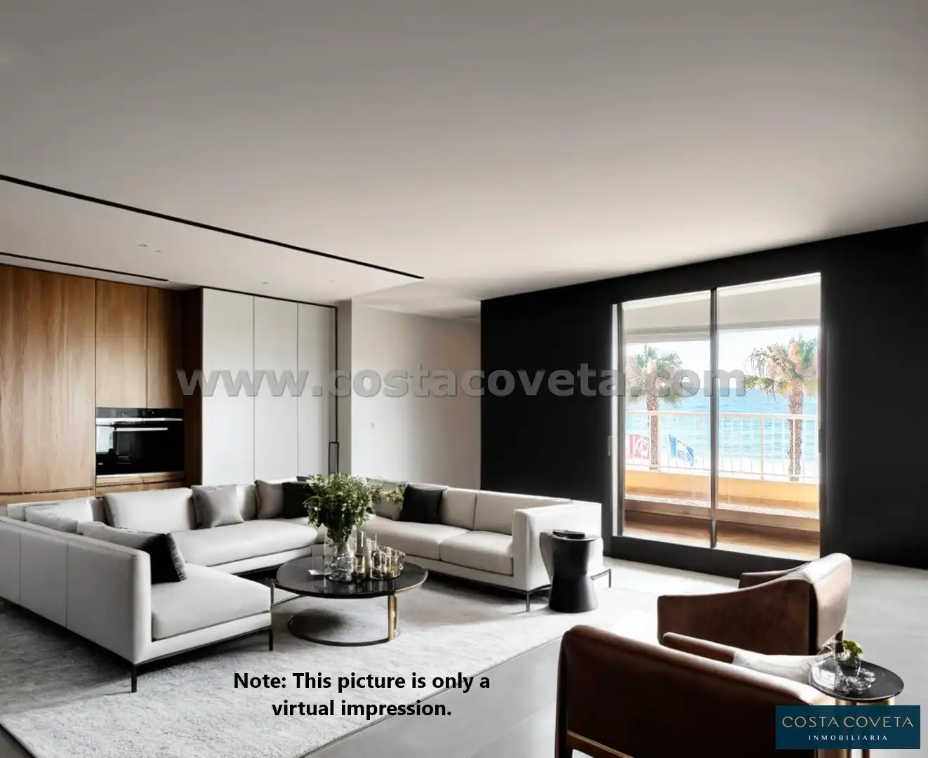 Sala d'estar de Apartament en venda en Villajoyosa / La Vila Joiosa amb Terrassa i Balcó