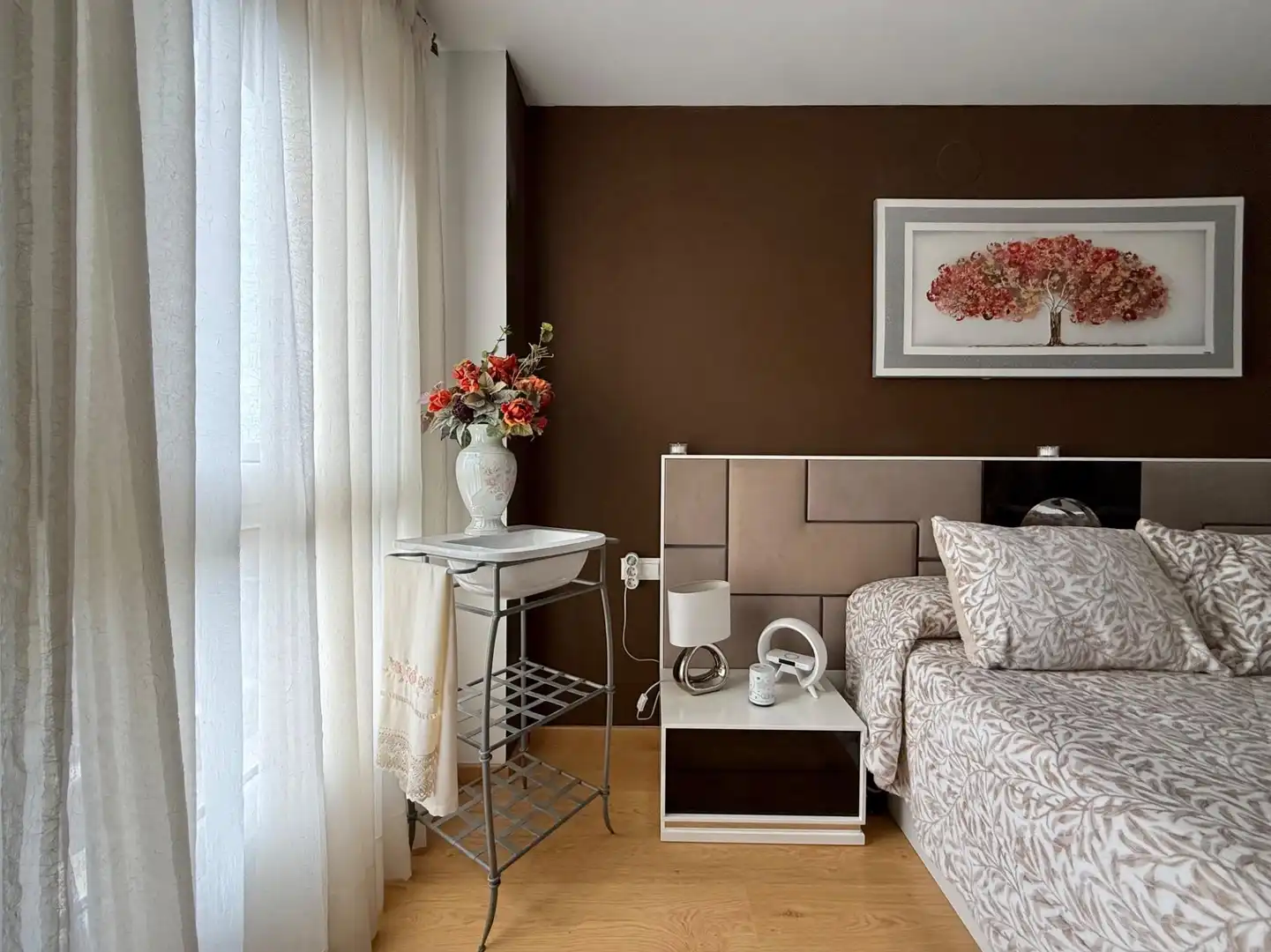 Bedroom of Flat for sale in Tudela  with Air Conditioner, Heating and Parquet flooring
