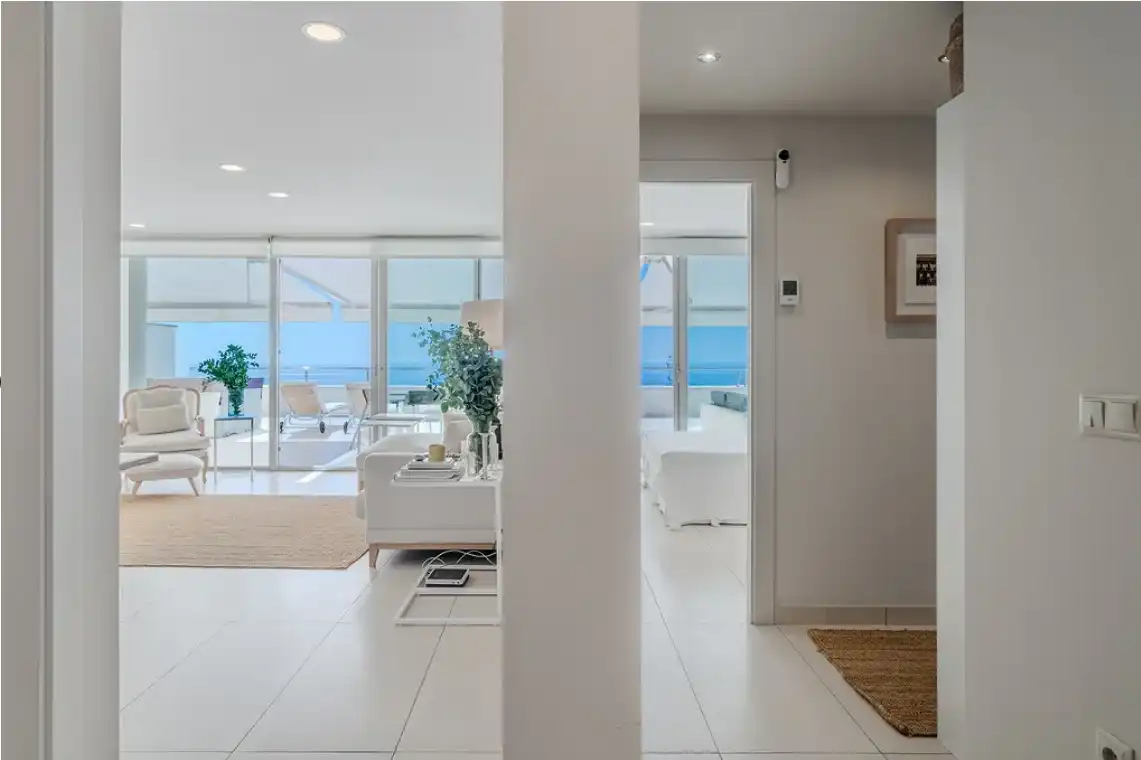 Sala de estar de Apartamento en venta en Altea con Aire acondicionado, Calefacción y Amueblado