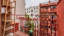 Balcony of Flat for sale in  Madrid Capital  with Air Conditioner, Heating and Parquet flooring
