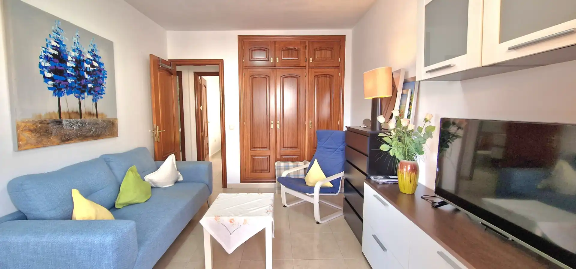 Sala de estar de Apartamento en venta en Adeje con Terraza, Amueblado y Horno