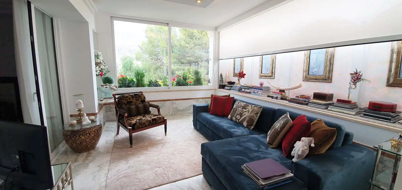 Wohnzimmer von Wohnungen zum Verkauf in Marbella mit Klimaanlage, Terrasse und Abstellraum
