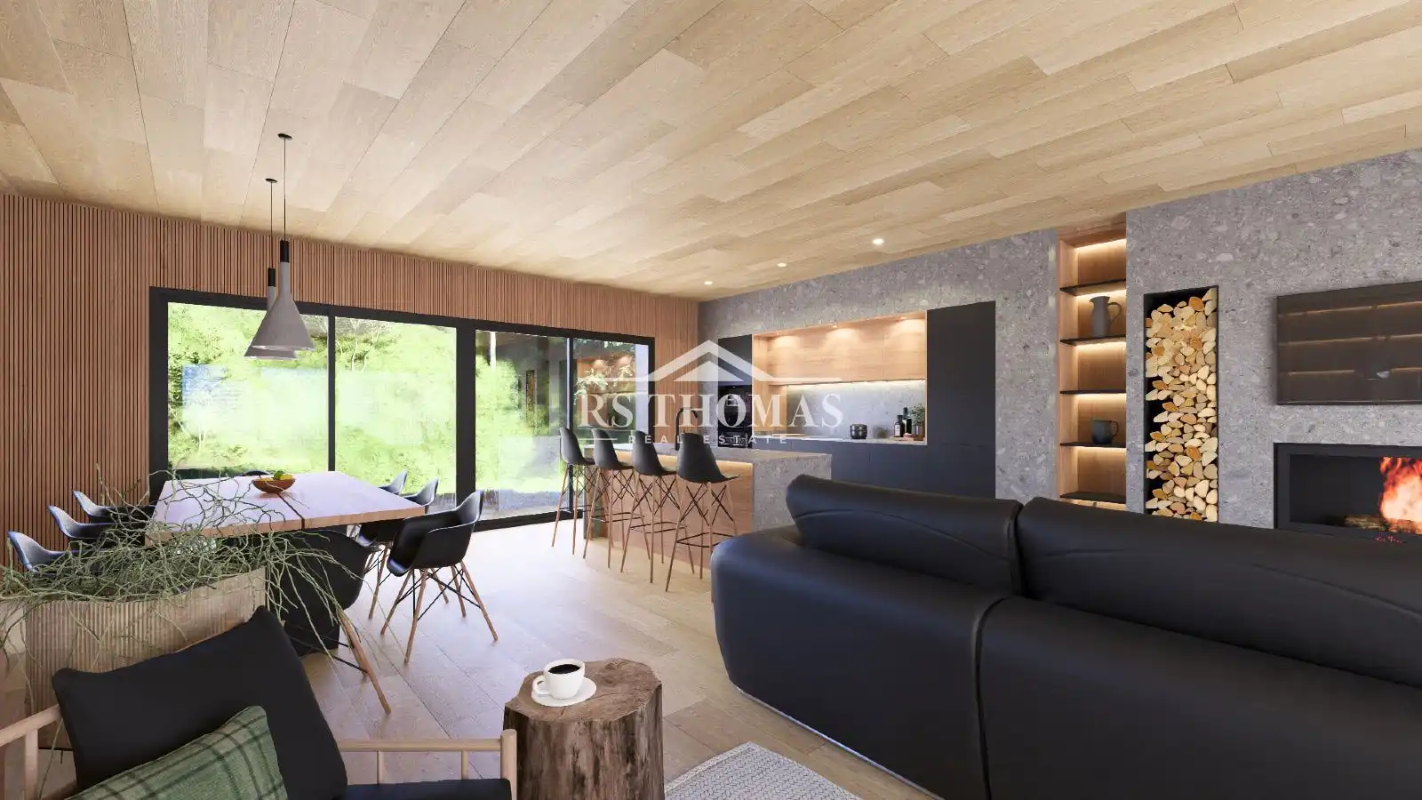 Sala d'estar de Casa o xalet en venda en Ordino amb Terrassa
