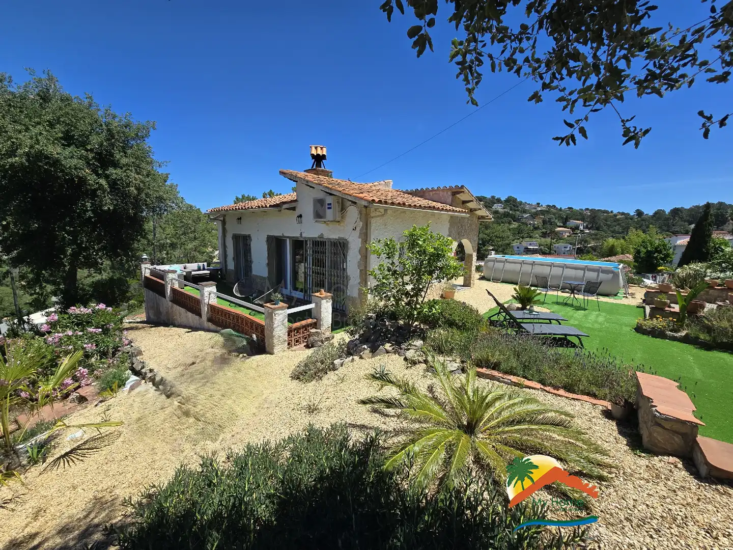 Jardín de Casa o chalet en venta en Lloret de Mar con Aire acondicionado, Calefacción y Jardín privado
