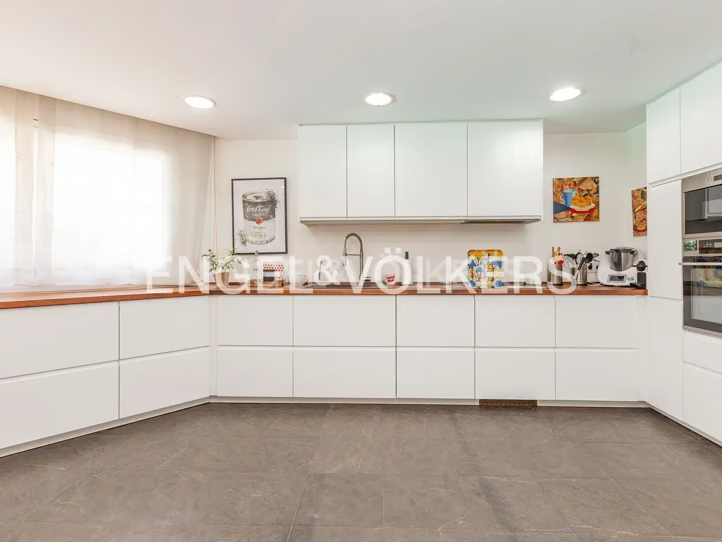 Kitchen of Houses for sale in Sant Cugat del Vallès  with Air Conditioner, Heating and Private garden
