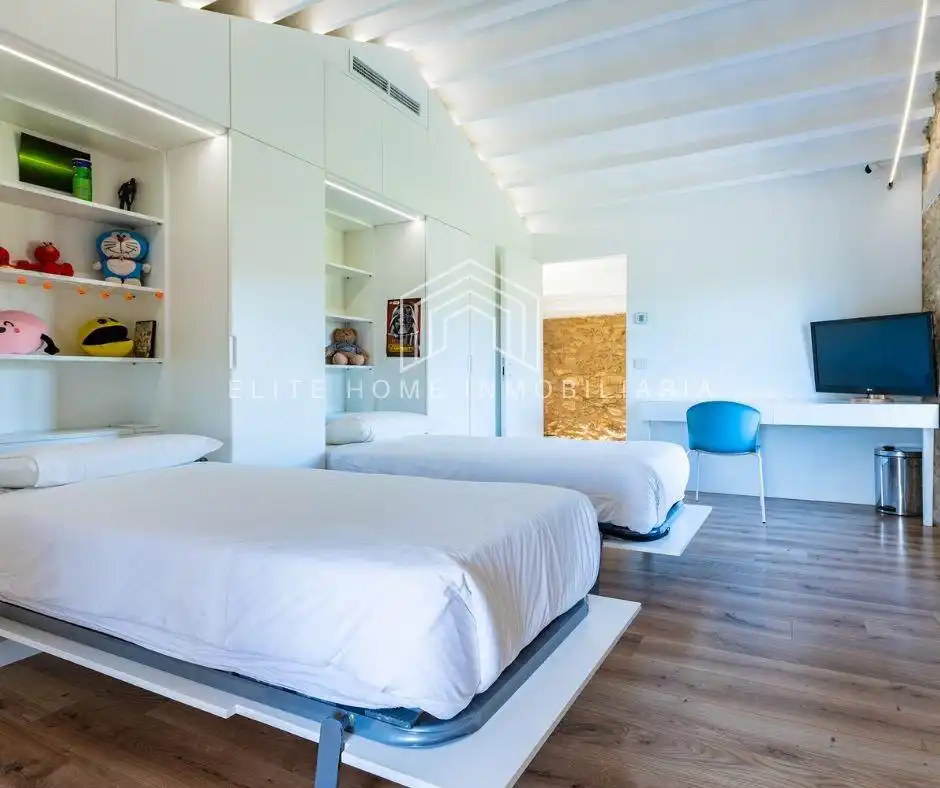 Bedroom of Houses for sale in Useras /  Les Useres  with Air Conditioner, Private garden and Terrace