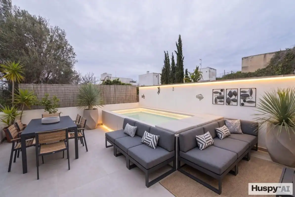 Terraza de Casa adosada en venta en Sant Antoni de Portmany con Aire acondicionado, Calefacción y Jardín privado