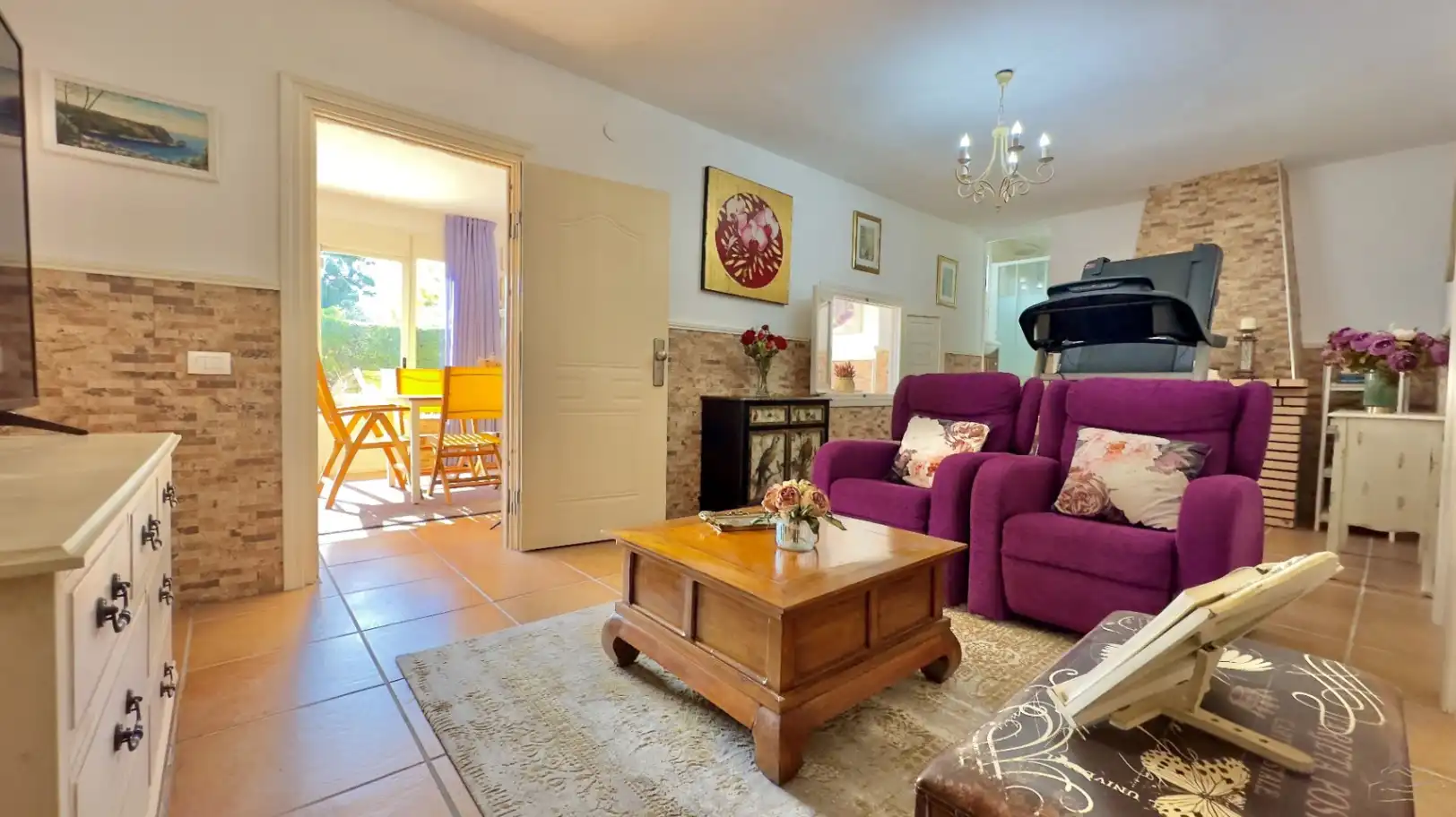 Living room of Houses for sale in Jávea / Xàbia  with Air Conditioner, Heating and Private garden