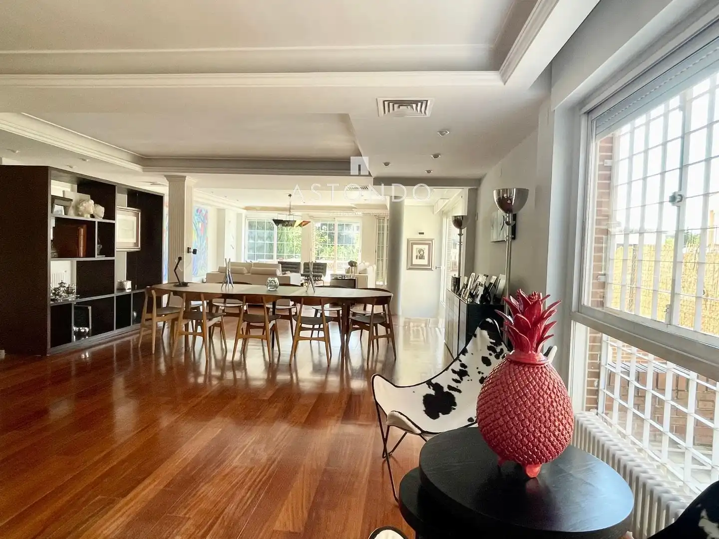 Dining room of Houses for rent in Madrid  with Air Conditioner, Heating and Terrace