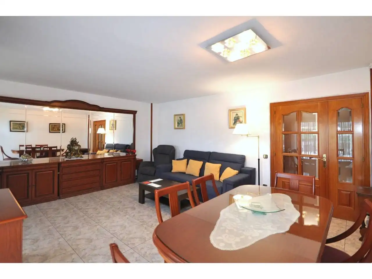 Wohnzimmer von Wohnungen zum Verkauf in Lloret de Mar mit Heizung, Möbliert und Balkon