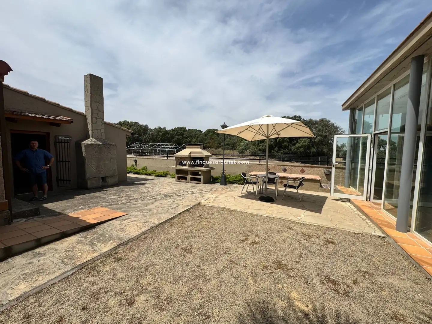 Terrassa de Casa o xalet en venda en Binéfar amb Aire condicionat, Calefacció i Jardí privat