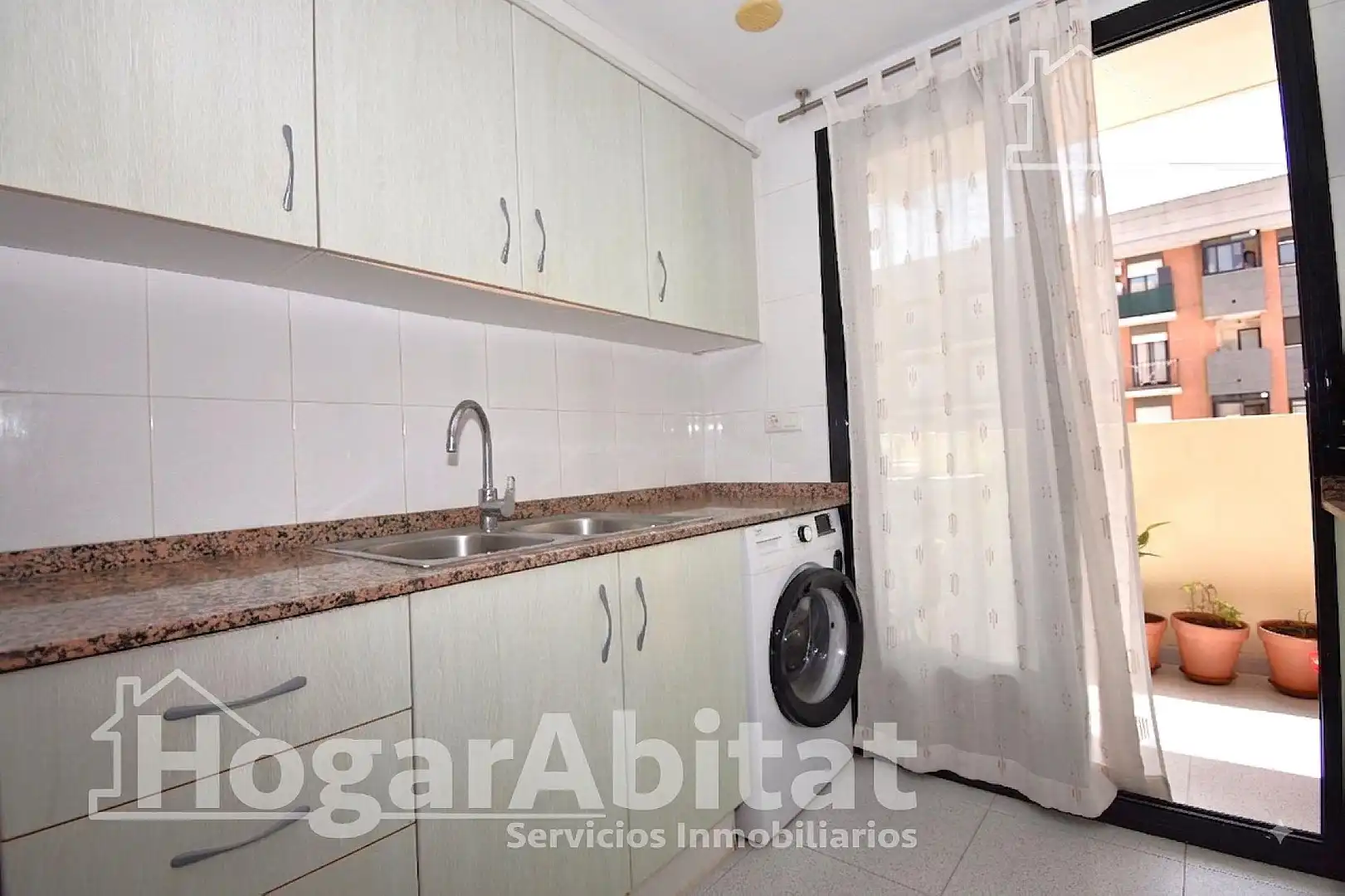 Kitchen of Flat for sale in Moncada  with Air Conditioner, Storage room and Balcony