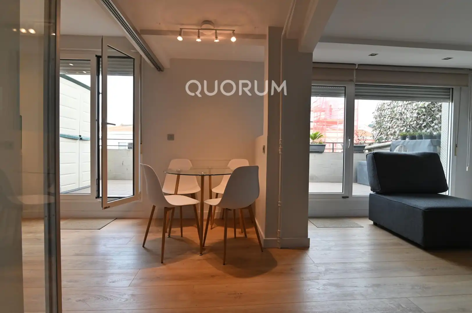 Esszimmer von Wohnung zur Miete in Bilbao  mit Klimaanlage, Heizung und Terrasse