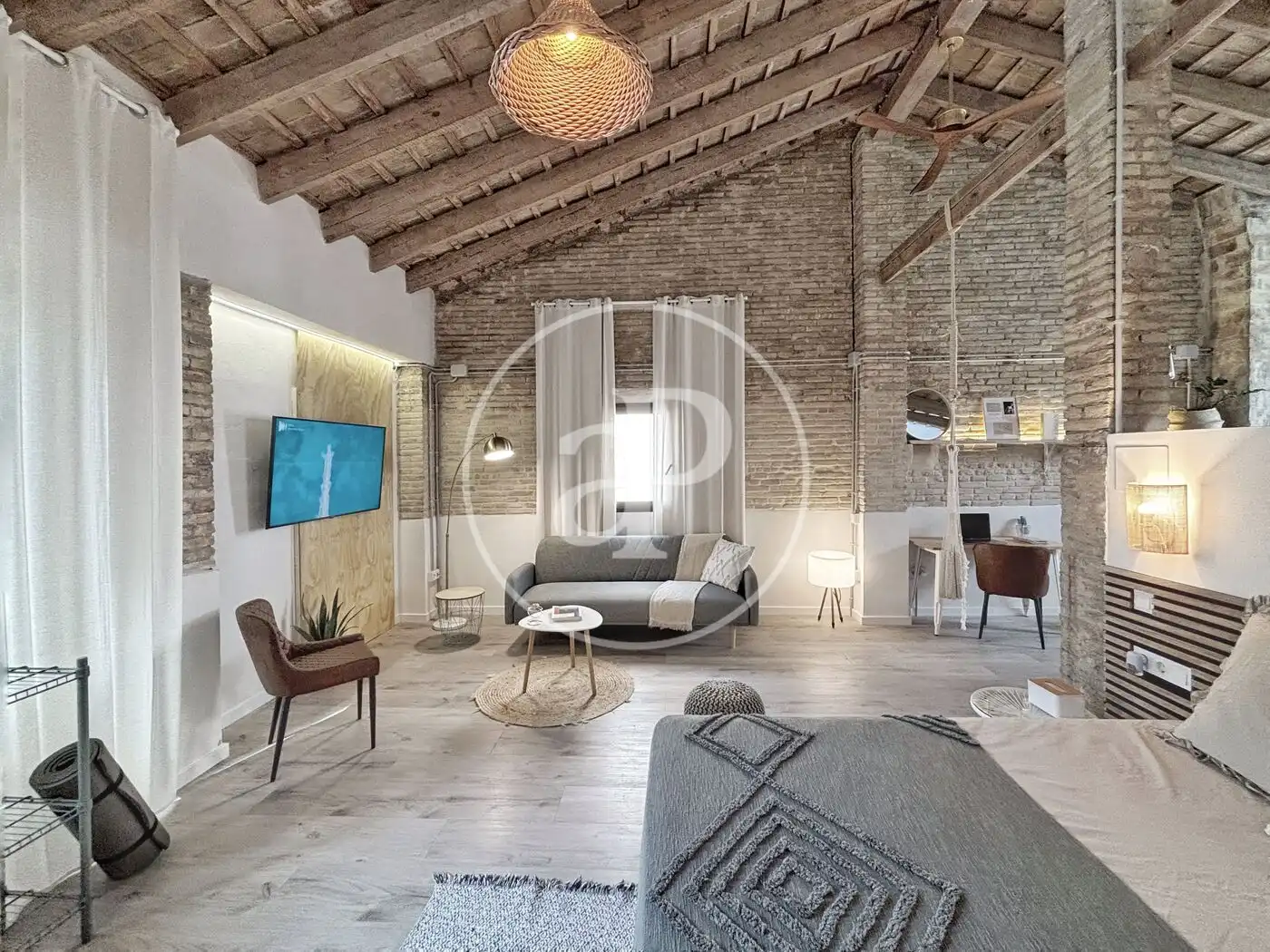 Sala de estar de Ático de alquiler en Massanassa con Aire acondicionado, Calefacción y Terraza