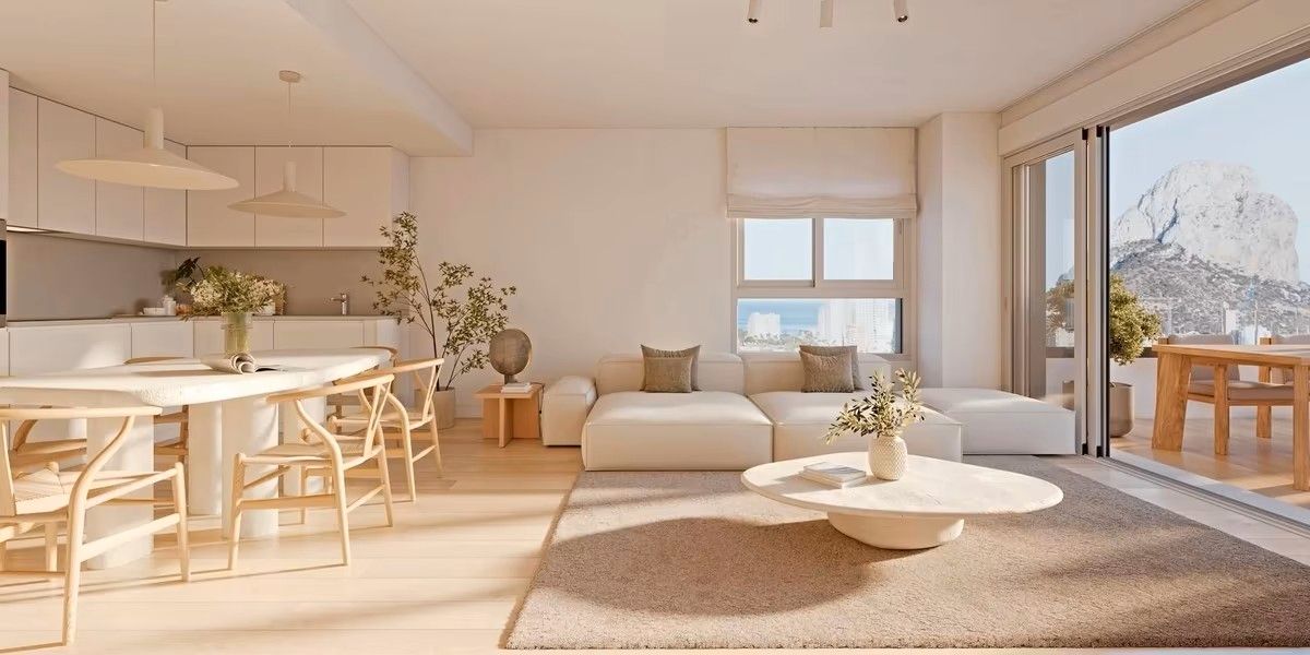 Living room of Flat for sale in Calpe / Calp  with Community pool