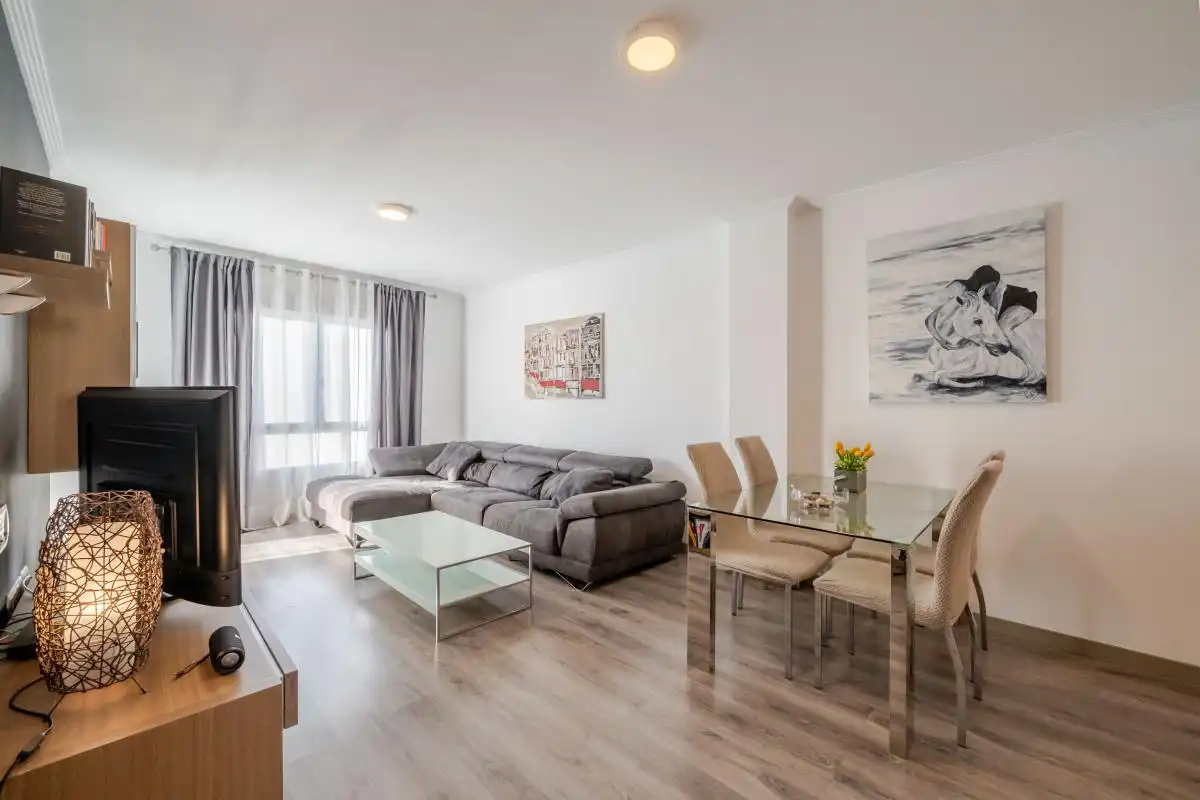 Living room of Flat for sale in Dénia  with Air Conditioner, Heating and Storage room