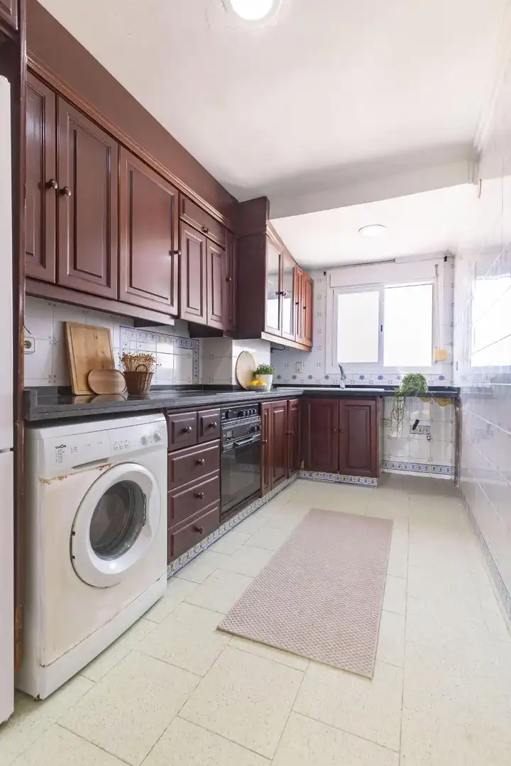 Cocina de Apartamento en venta en Valencia con Jardín privado y Piscina comunitaria