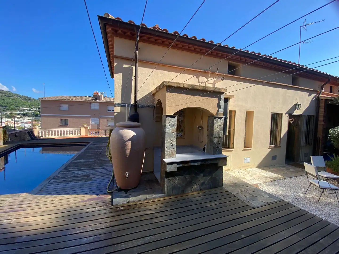 Exterior view of Houses for sale in Teià  with Heating, Terrace and Storage room