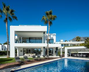 Exterior view of House or chalet for sale in Marbella  with Air Conditioner, Private garden and Terrace