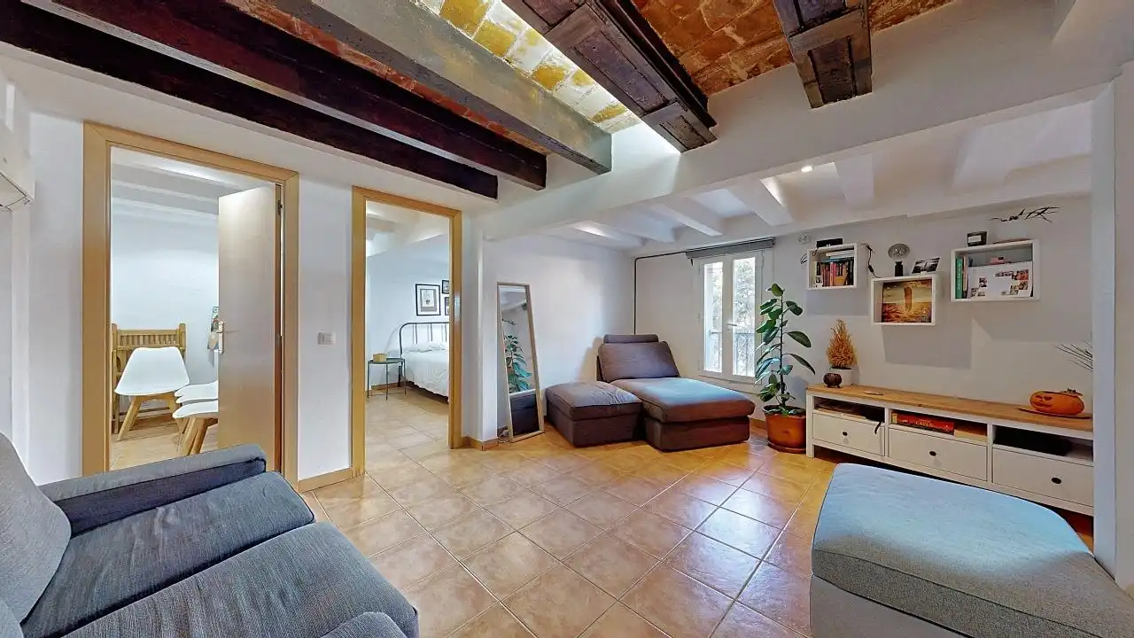 Living room of Flat for sale in Sant Martí